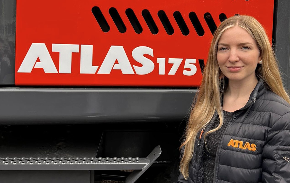 Organization Announcement: Ms. Nicola Ostendorf has expanded the sales team as Sales Manager for ATLAS-EXCAVATORS