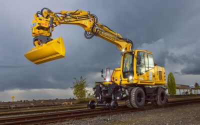 Track to the Future: ATLAS shows Rail-Road Excavators in action at the 29th International Exhibition for Track Technology (iaf) in Münster